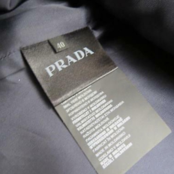 Prada Navy Blue Wool/Cashmere Blend Toggle Swing Duffle Coat Jacket - Picture 6 of 11